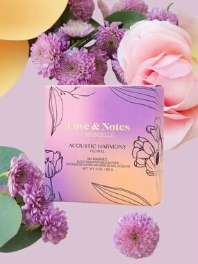 Spongelle Love & Notes Acoustic Harmony Body Buffer 85g *Brand new in box!